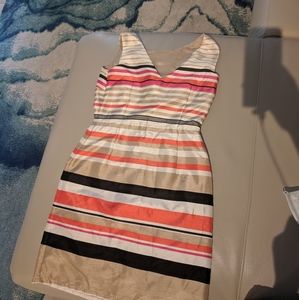 Beautiful Monsoon Orange, Beige, Pink, White dress